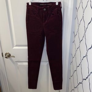 American Eagle corduroy jeggings